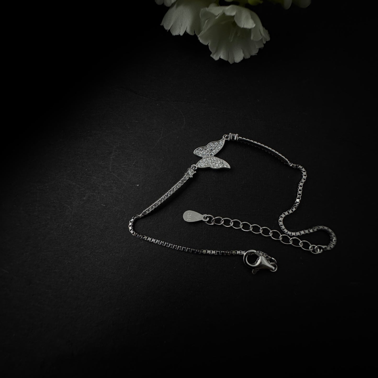Silver Butterfly Bracelet