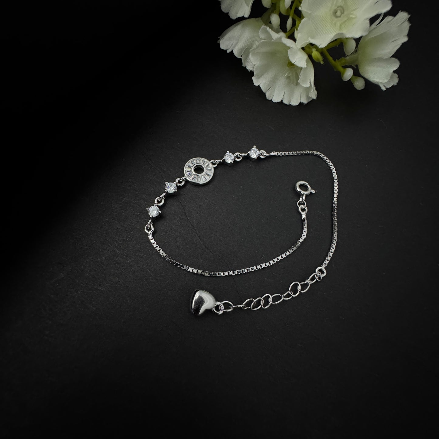 Silver Halo of Light Bracelet