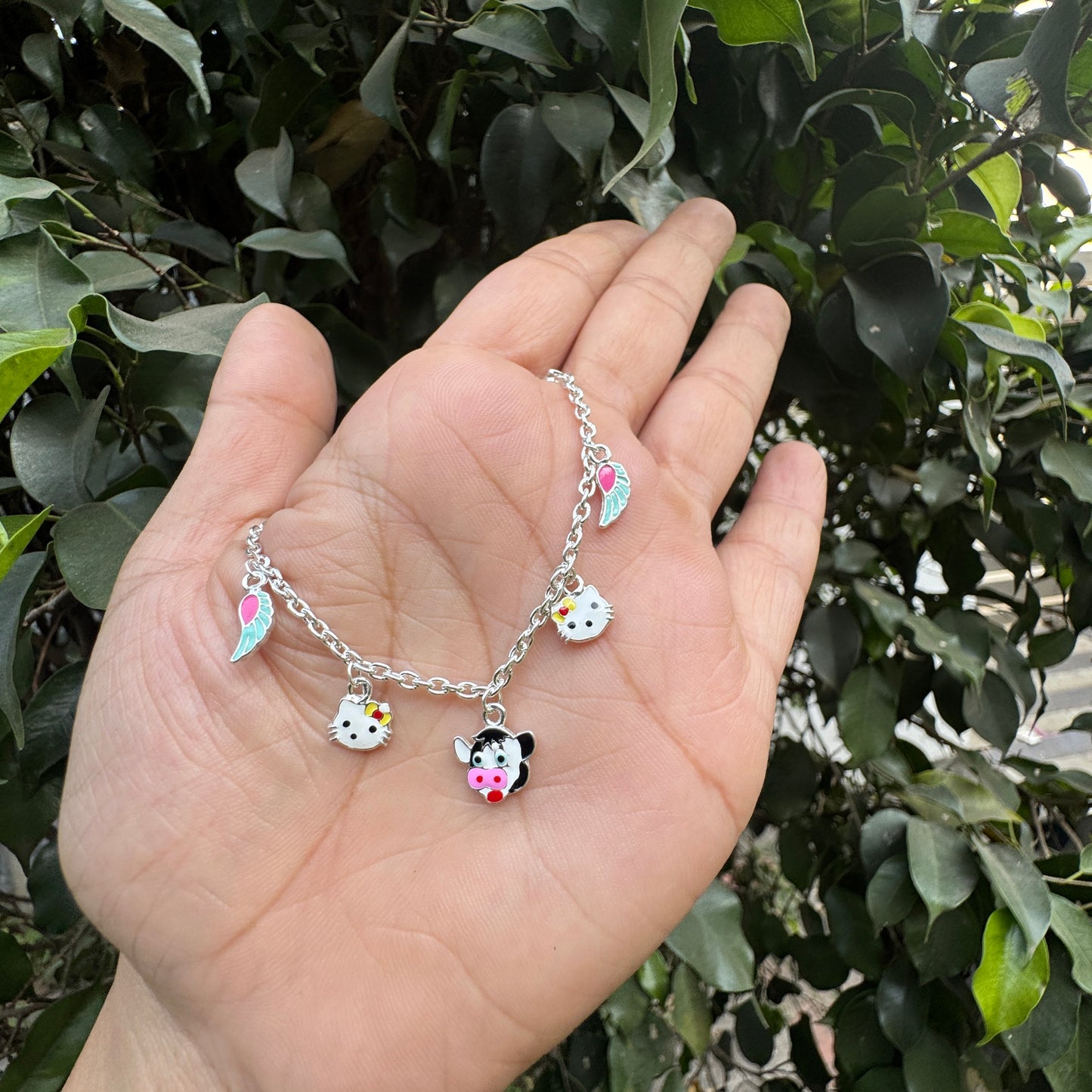 Silver Meowgical Baby Bracelet