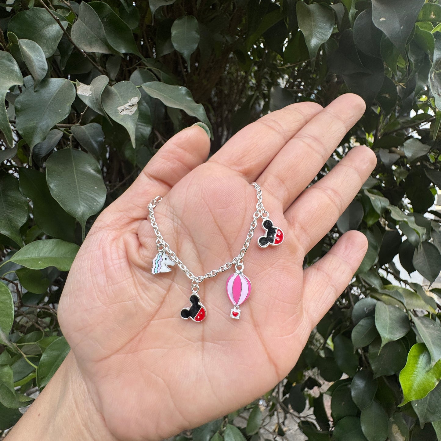 Silver Disney Adventure Baby Bracelet