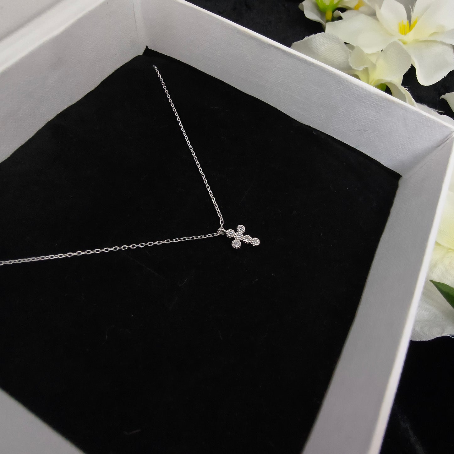 Silver Cross Necklace