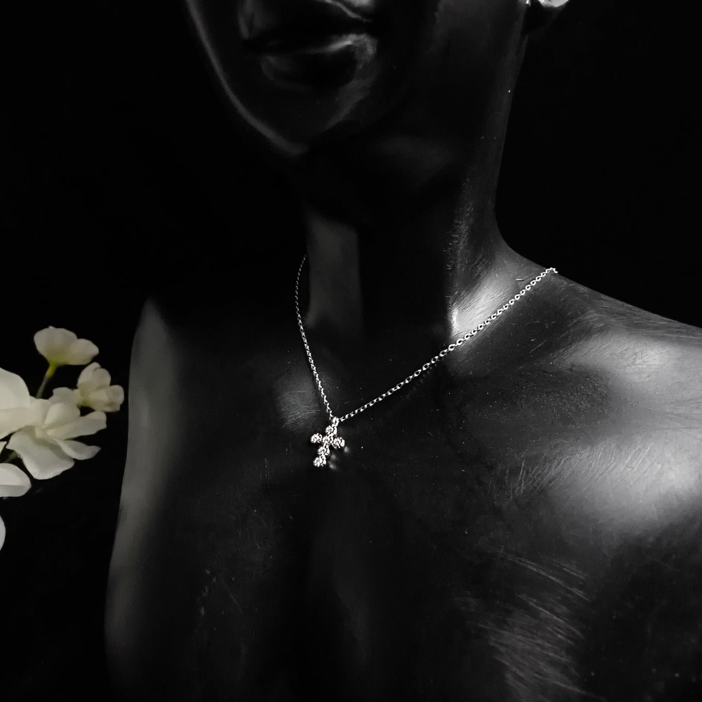 Silver Cross Necklace