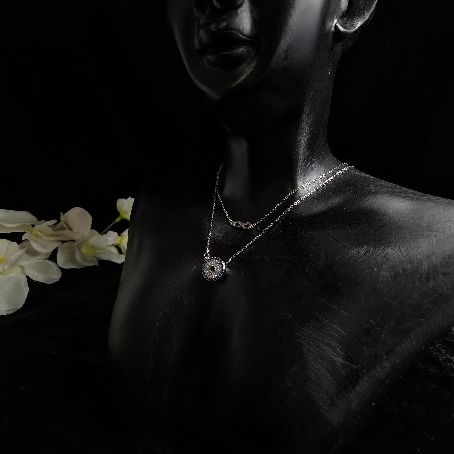 Silver Eternal Protection Necklace