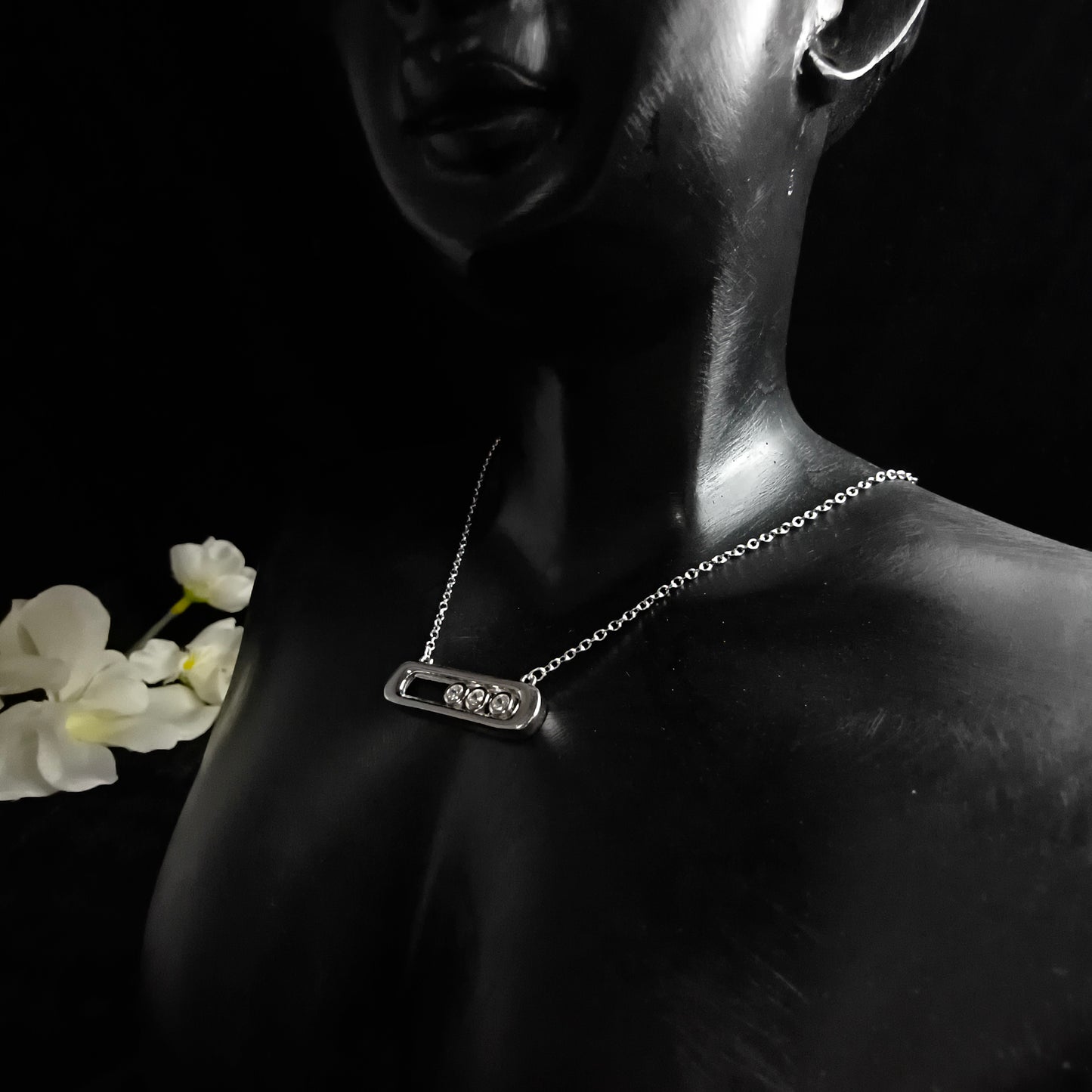 Silver Momentum Necklace