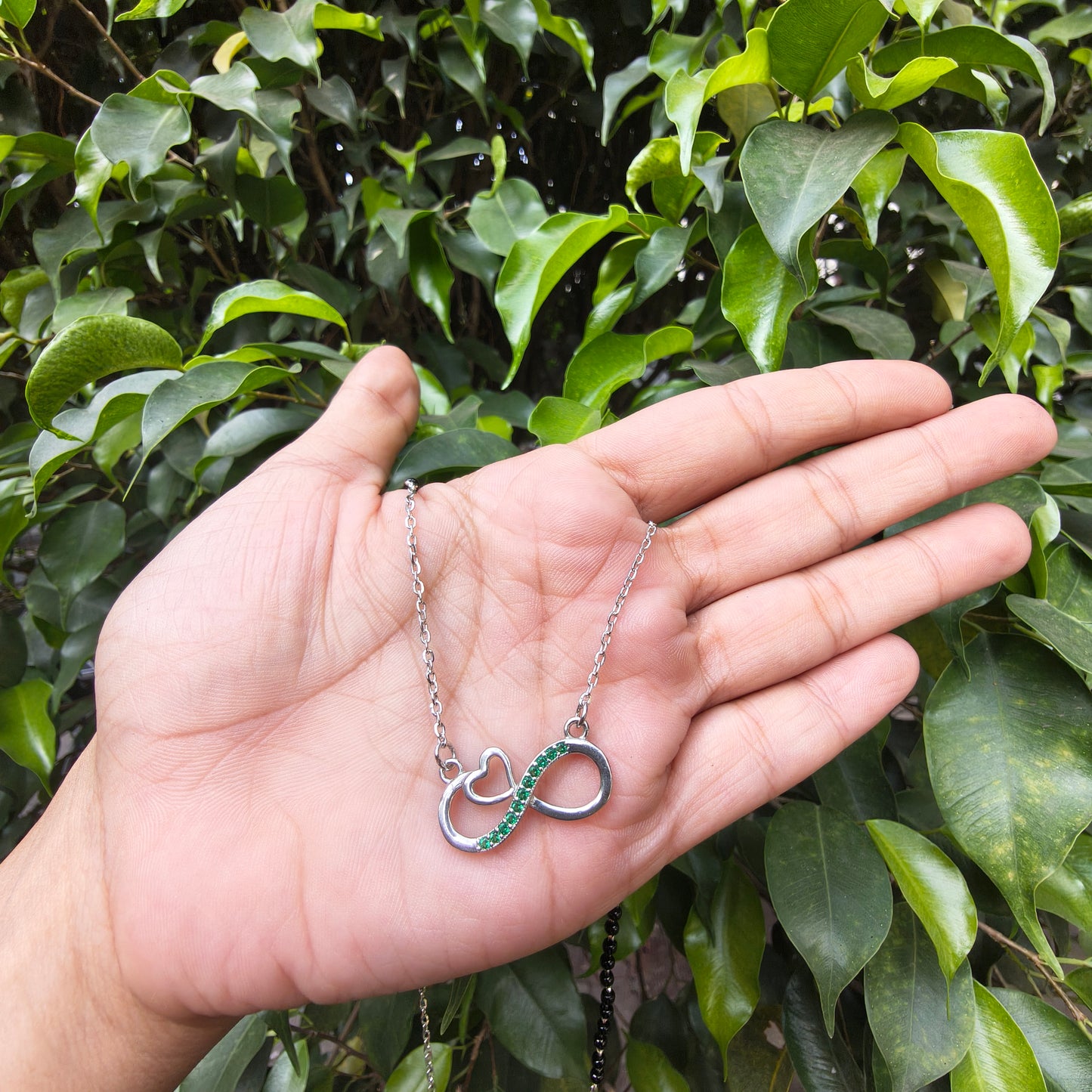 Silver Infinity Chain Mangalsutra