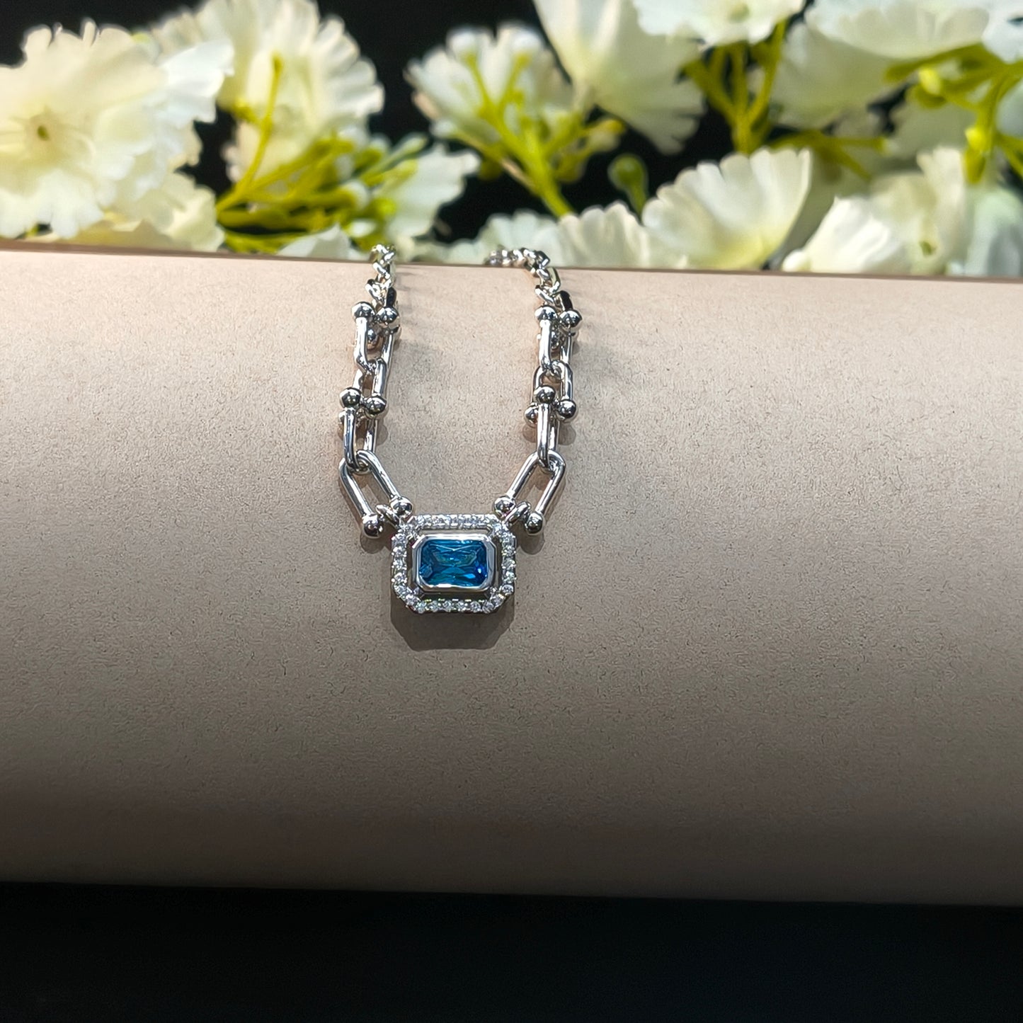 Silver Azure Pendant
