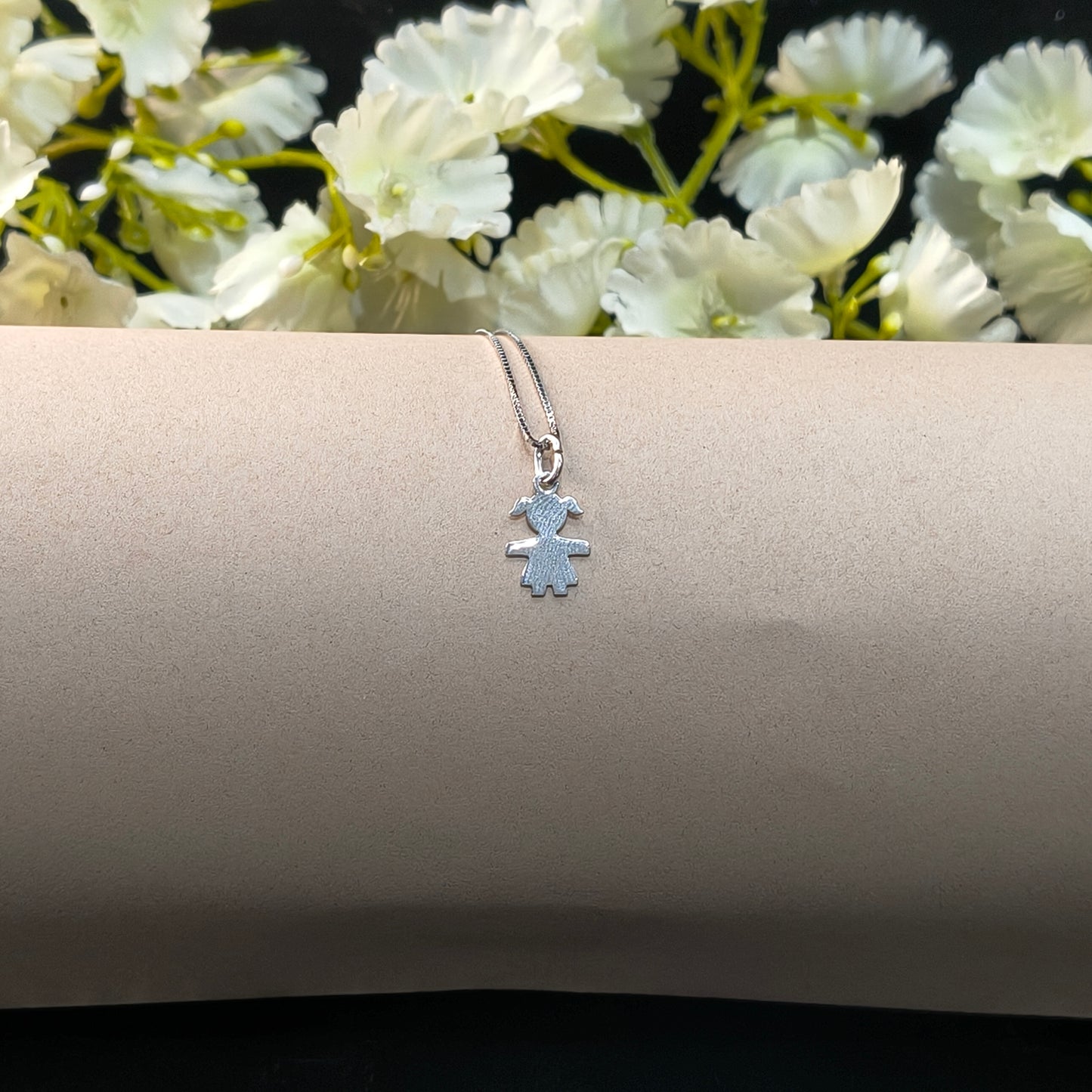 Silver Little Girl Pendant