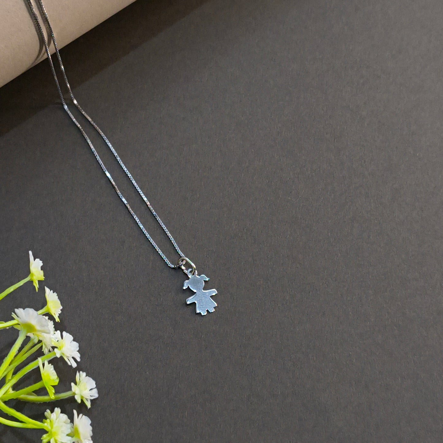 Silver Little Girl Pendant