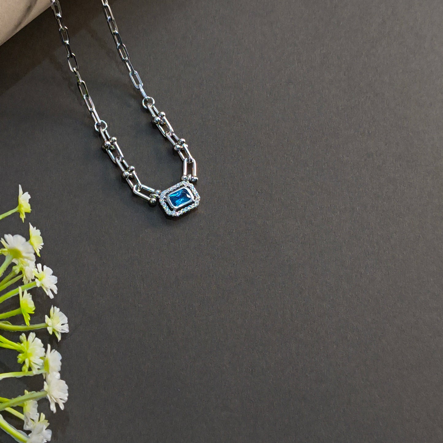 Silver Azure Pendant