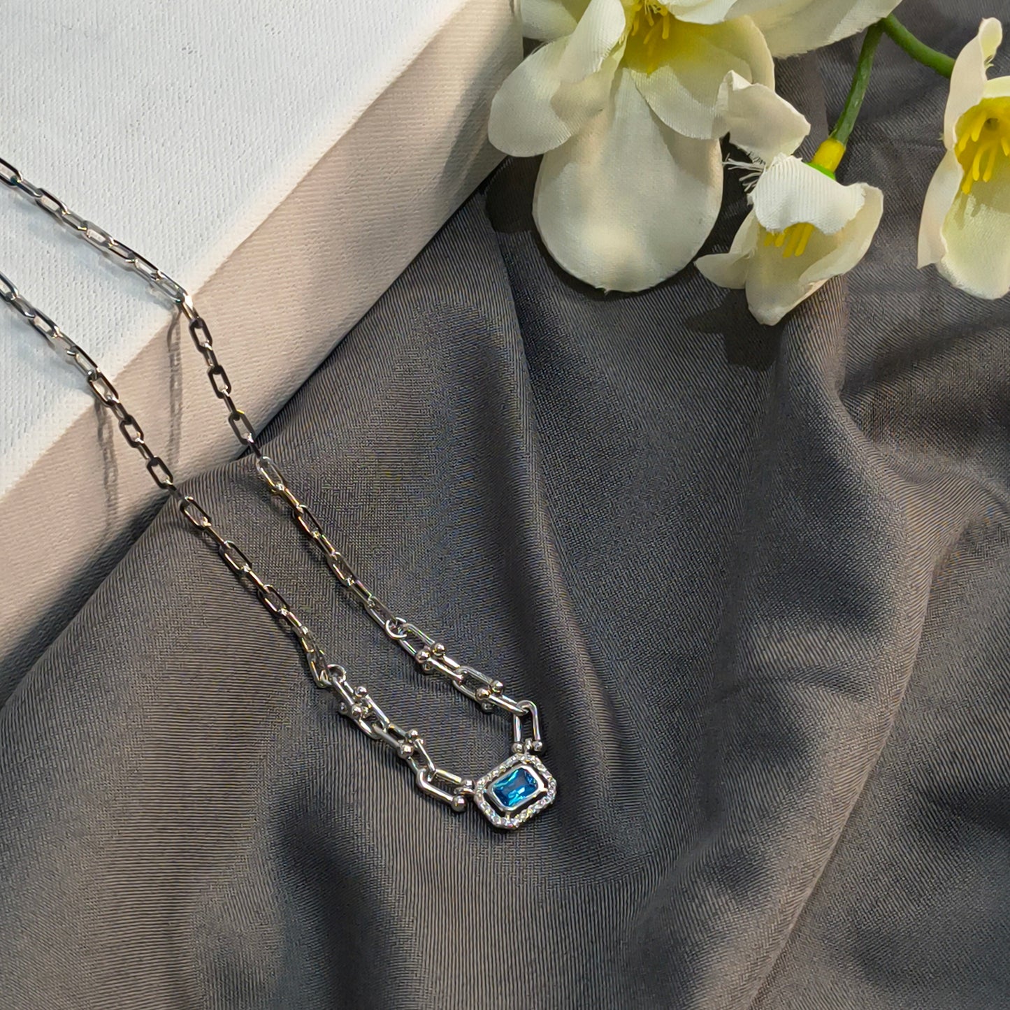 Silver Azure Pendant