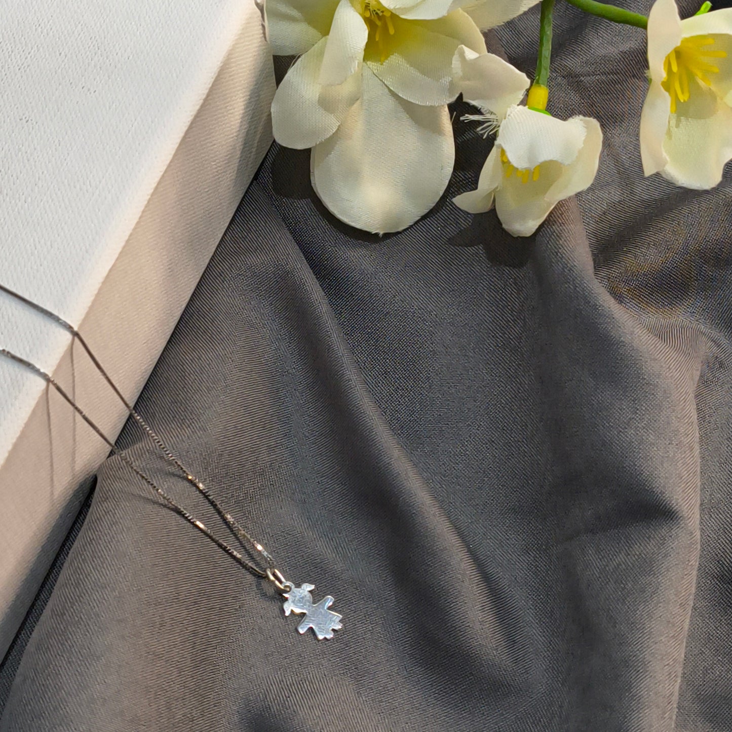 Silver Little Girl Pendant