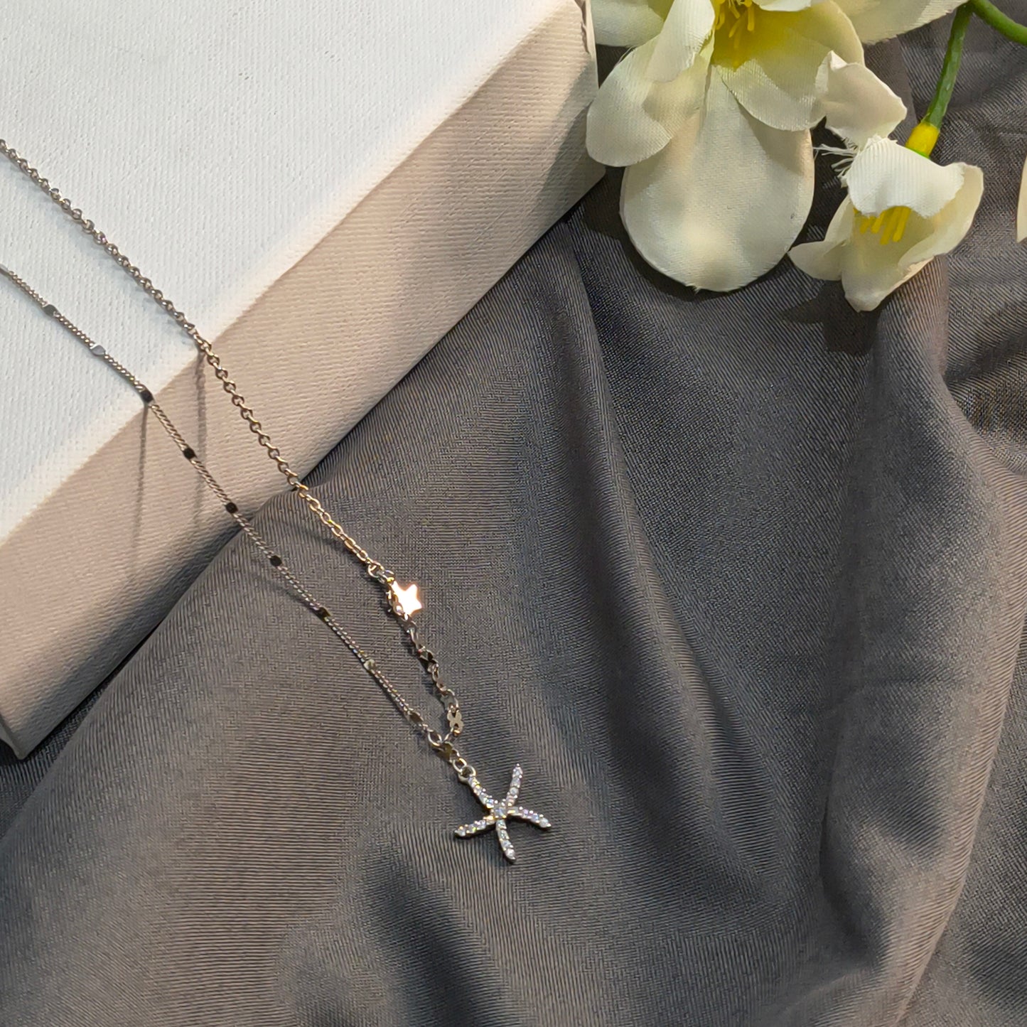 Silver Starfish Pendant