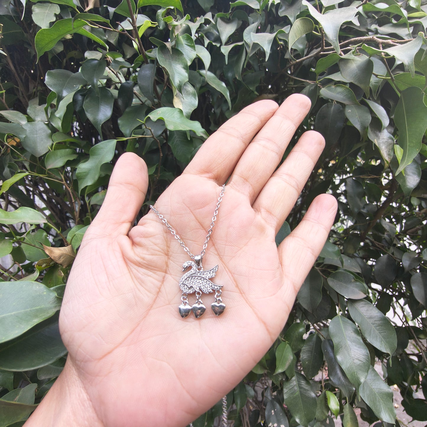 Silver Swarn Pendant