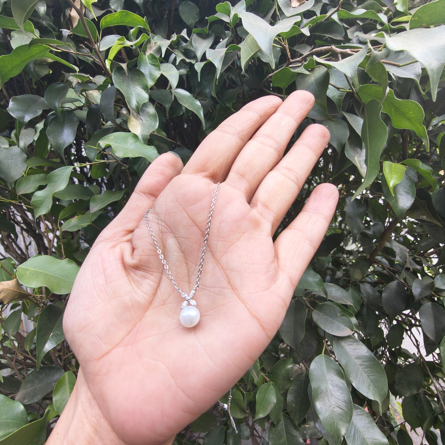 Silver Pearl Pendant