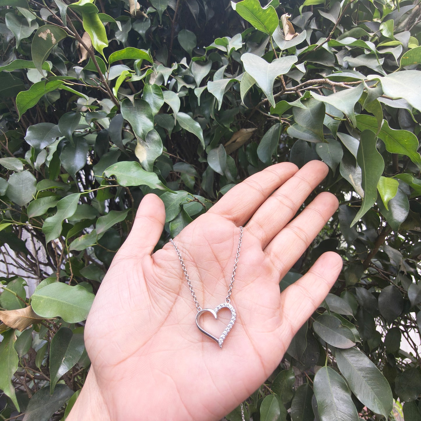 Silver Minimal Heart Pendant