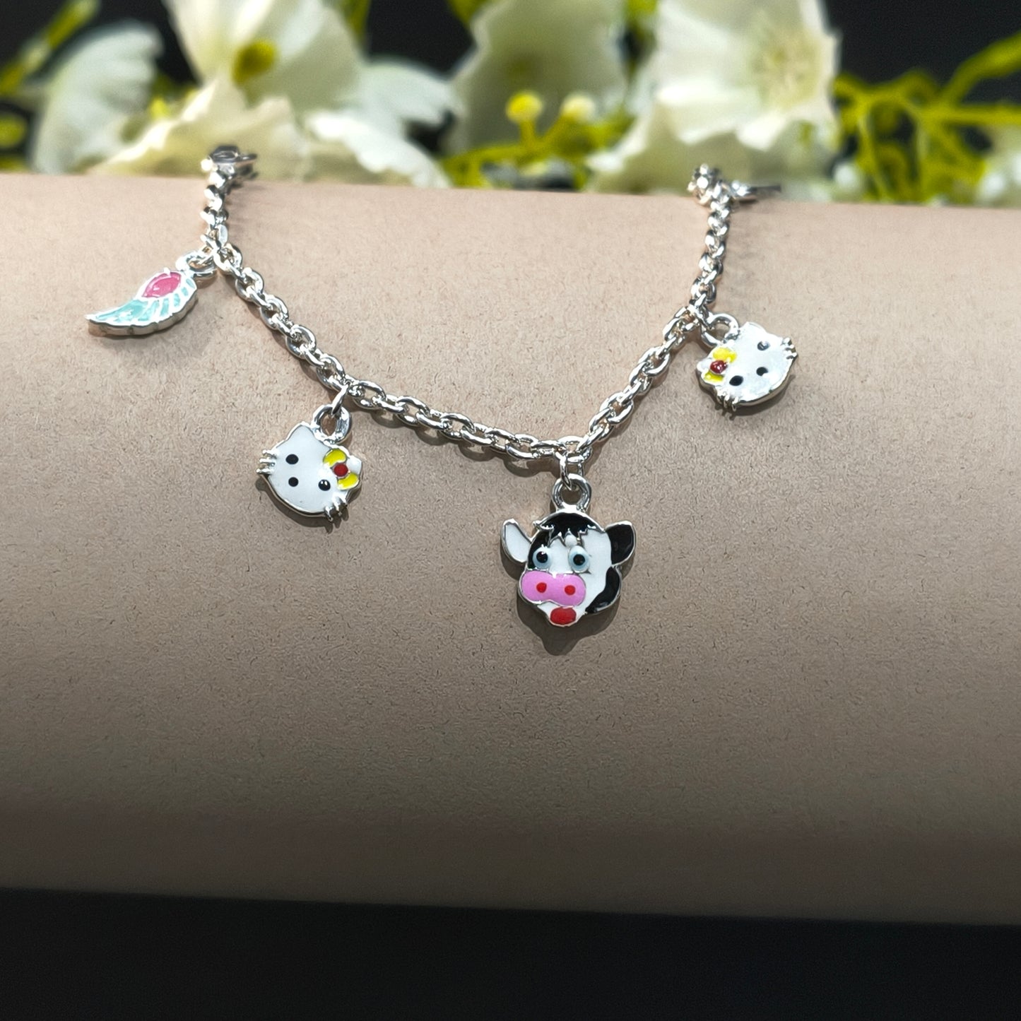 Silver Meowgical Baby Bracelet