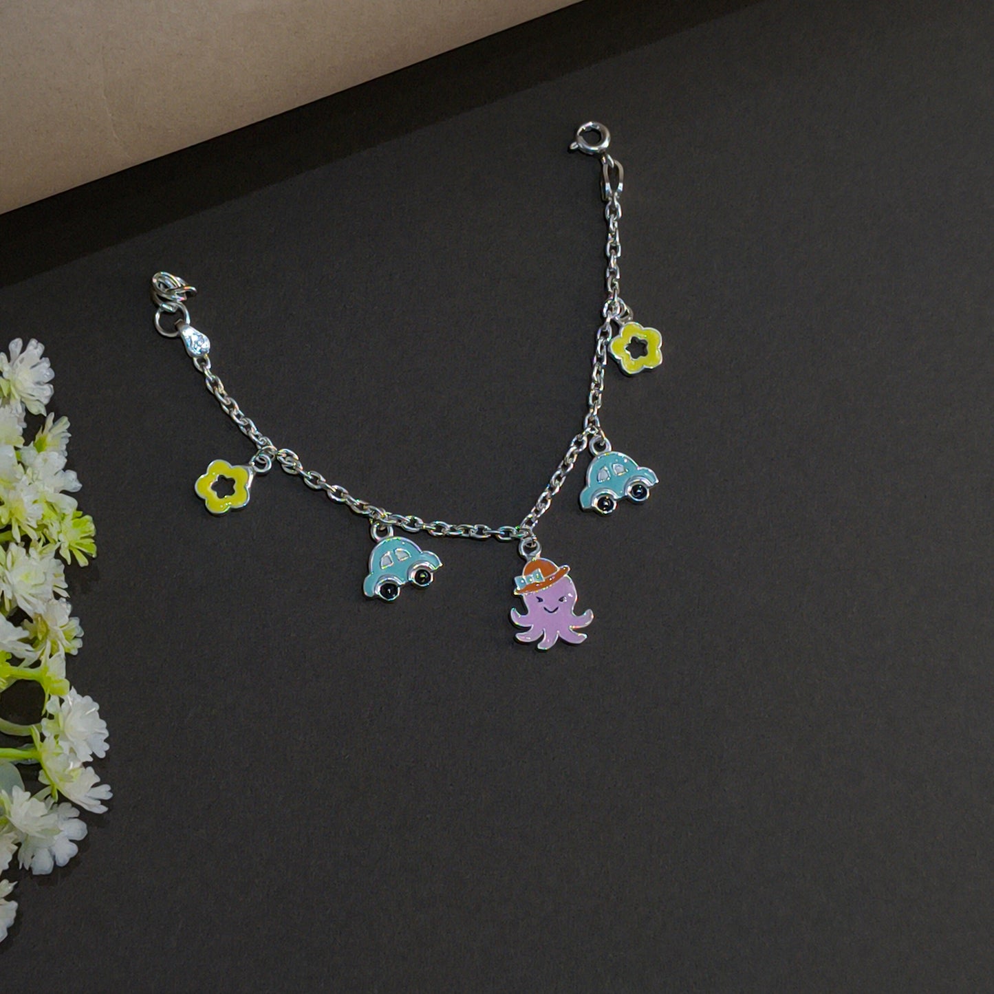 Silver Ocean Drive Baby Bracelet