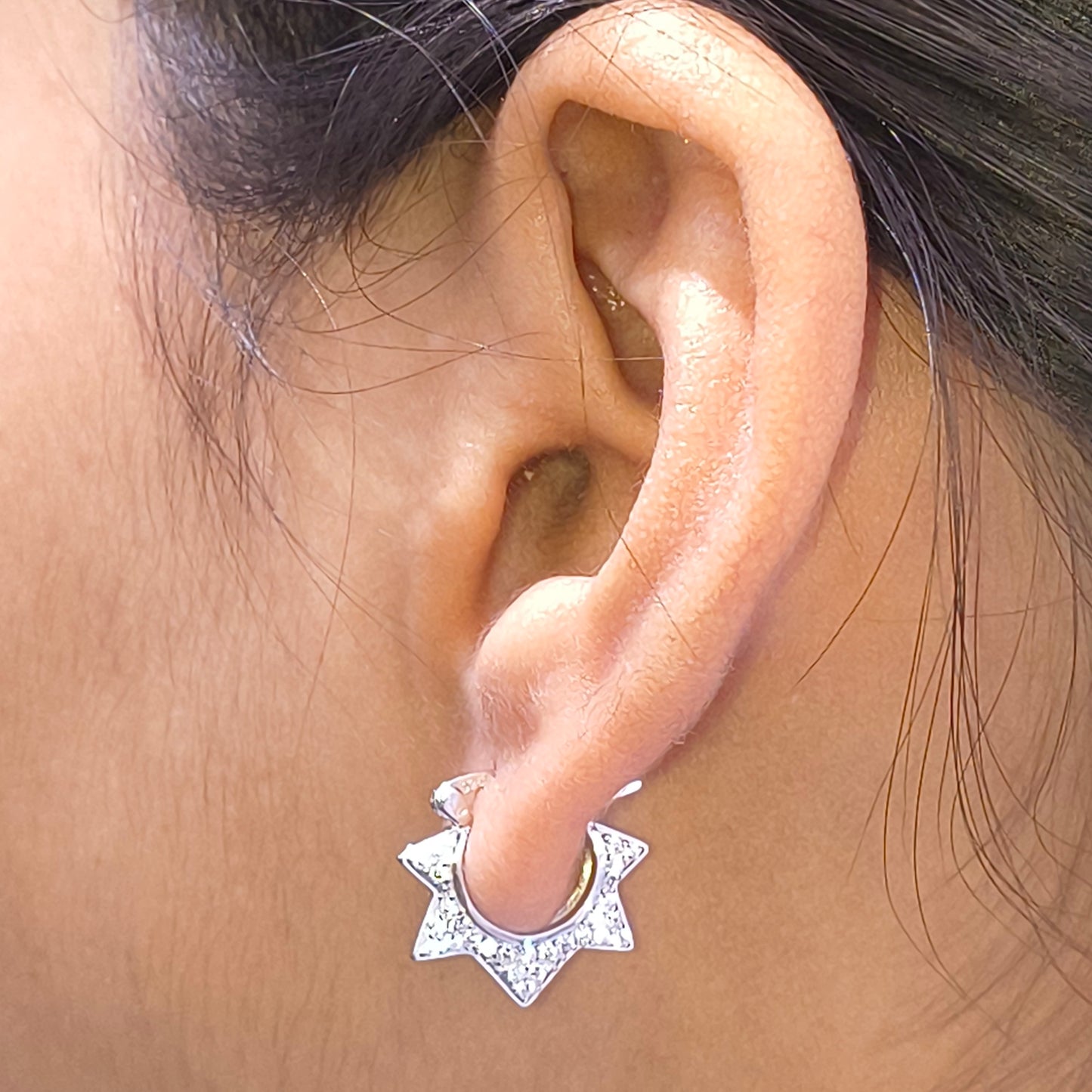 Silver Nova Hoops