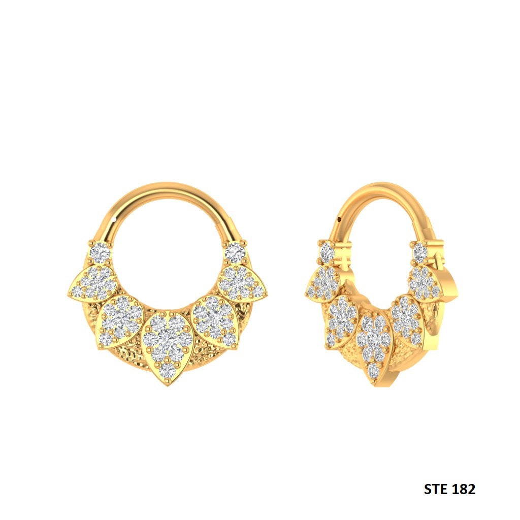 Pear Shape Lab Diamond Daith Clicker