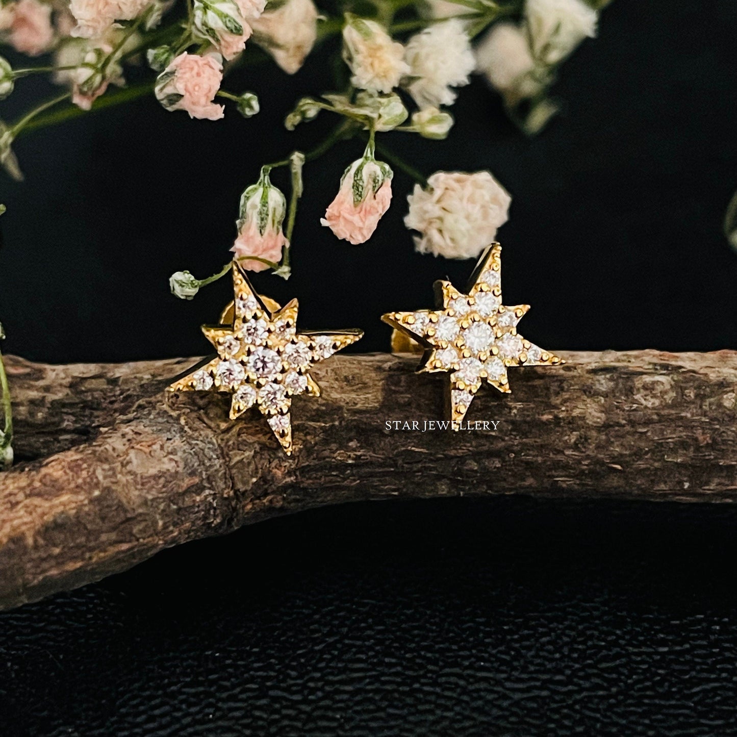 Diamond North STAR Stud Earrings