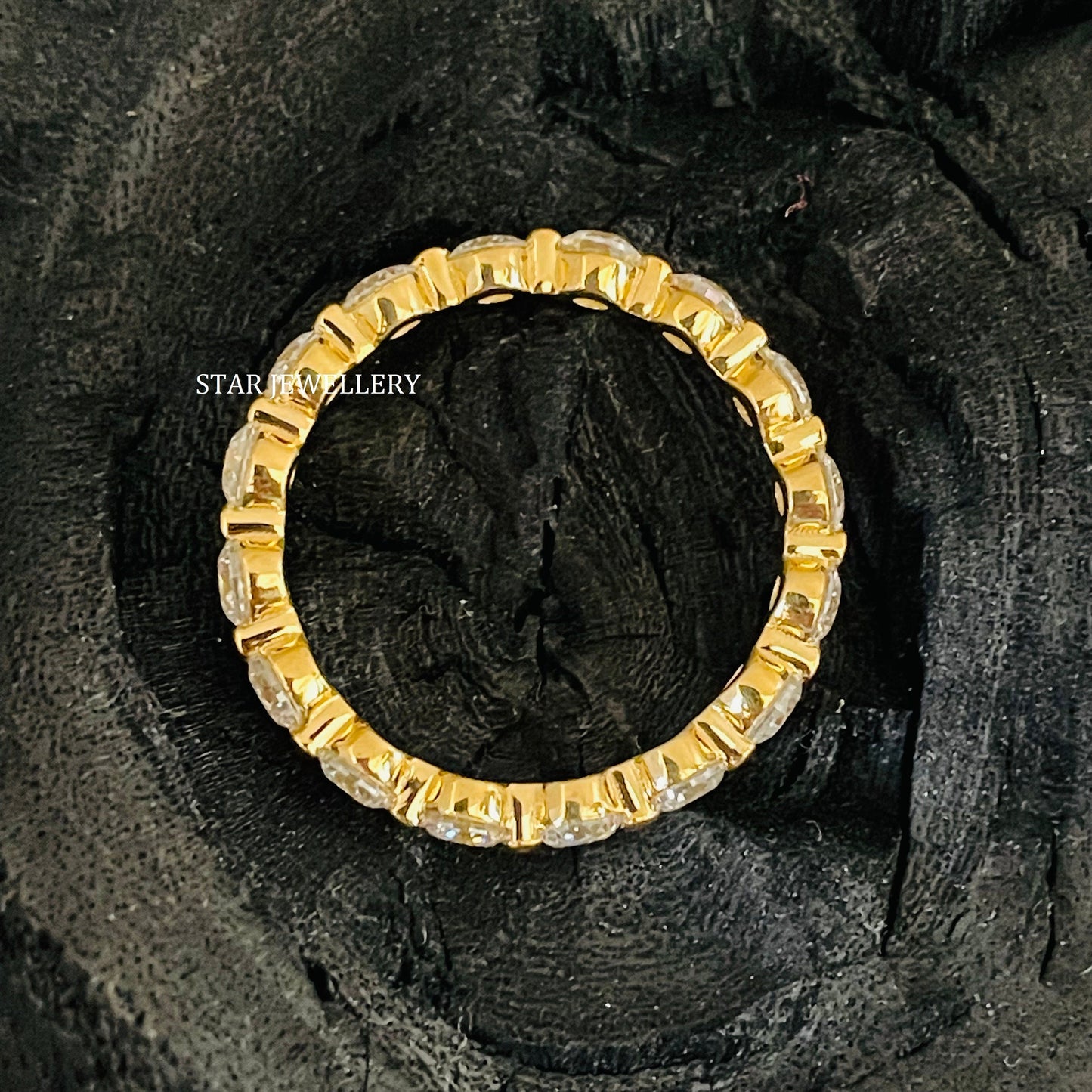 Brilliant Cut Lab Grown Diamond Eternity Wedding Ring