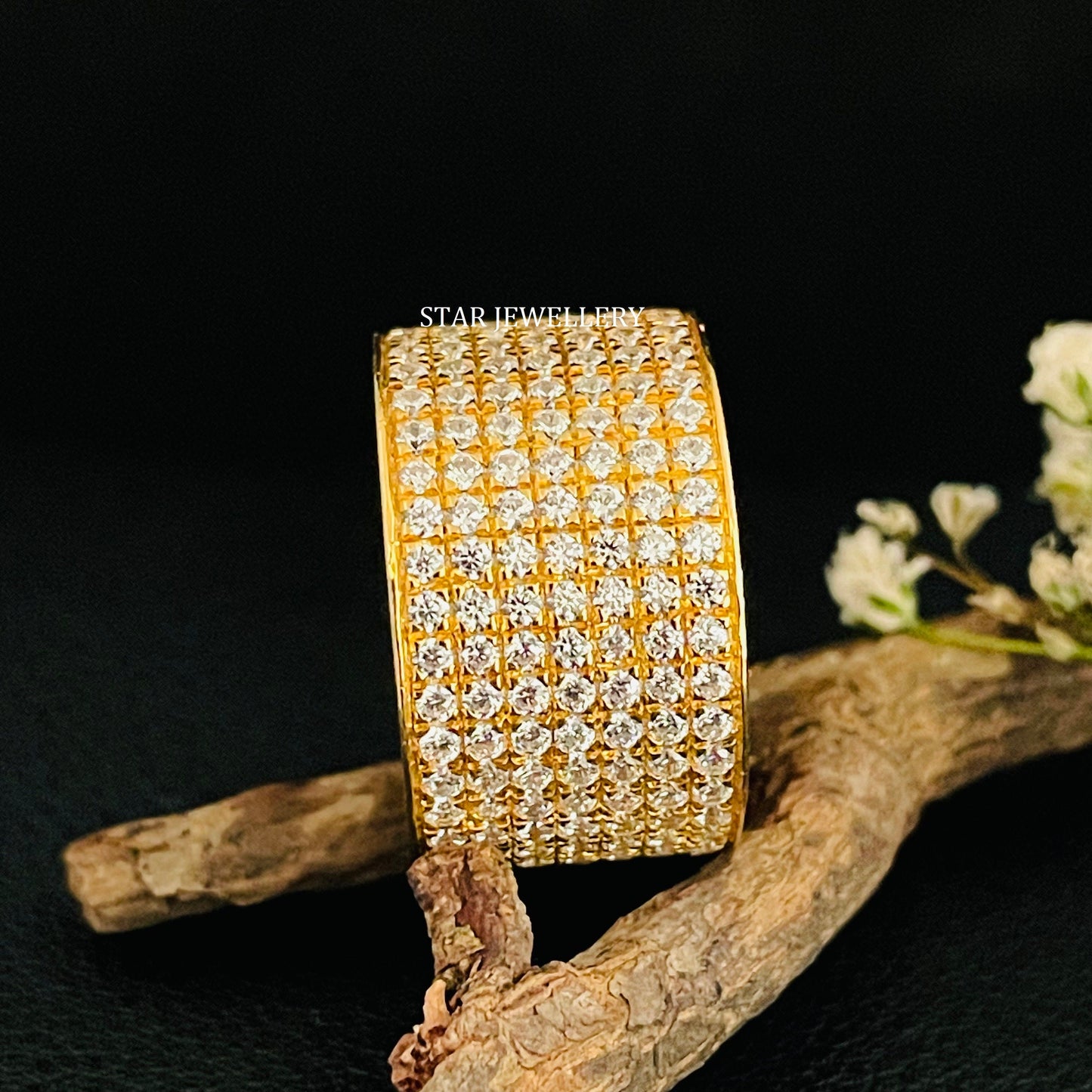 Unisex Lab Grown Diamond Cigar Ring