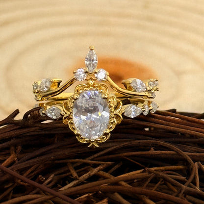 Celeste Lab Grown Diamond Matching  Band 10K Gold Ring