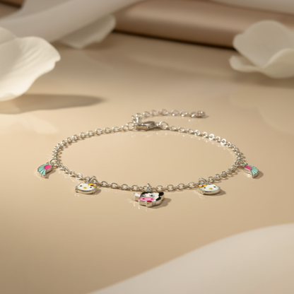 Silver Meowgical Baby Bracelet