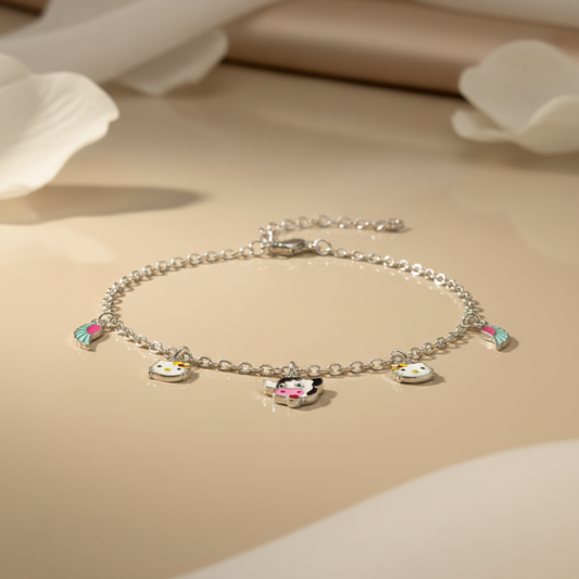 Silver Meowgical Baby Bracelet