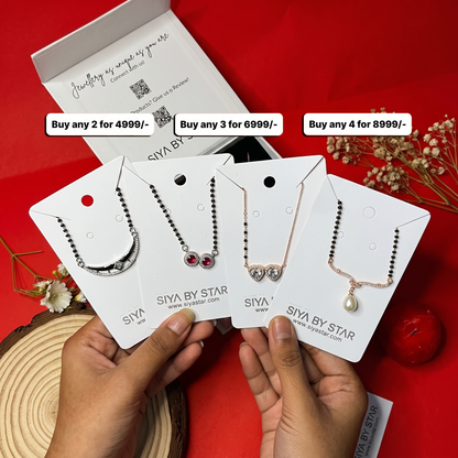 Buy any 3 Mangalsutras for 6999
