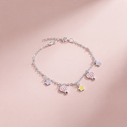 Silver Twinkle & Fly Baby Bracelet