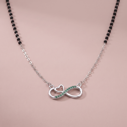 Silver Infinity Chain Mangalsutra