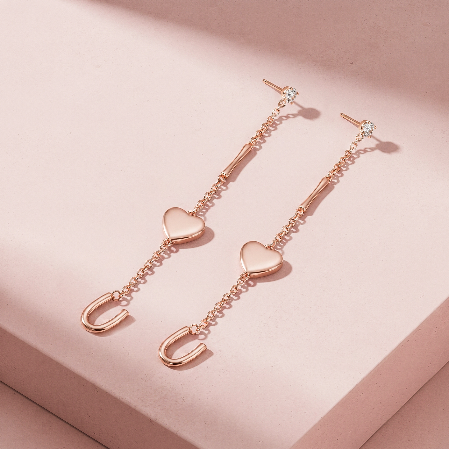 Love Link Dangle Earrings