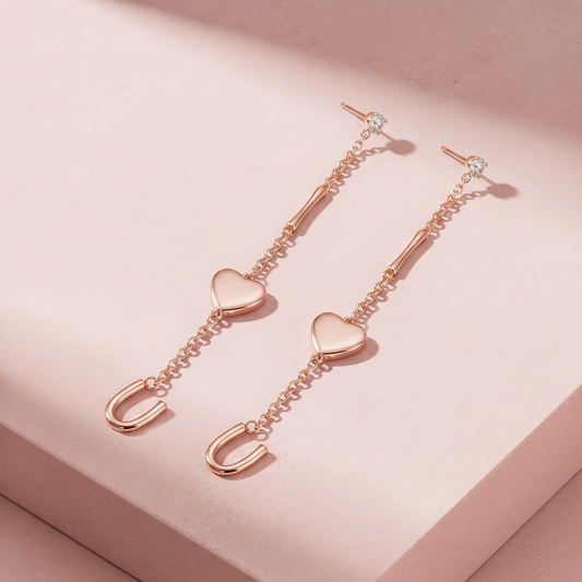 Love Link Dangle Earrings