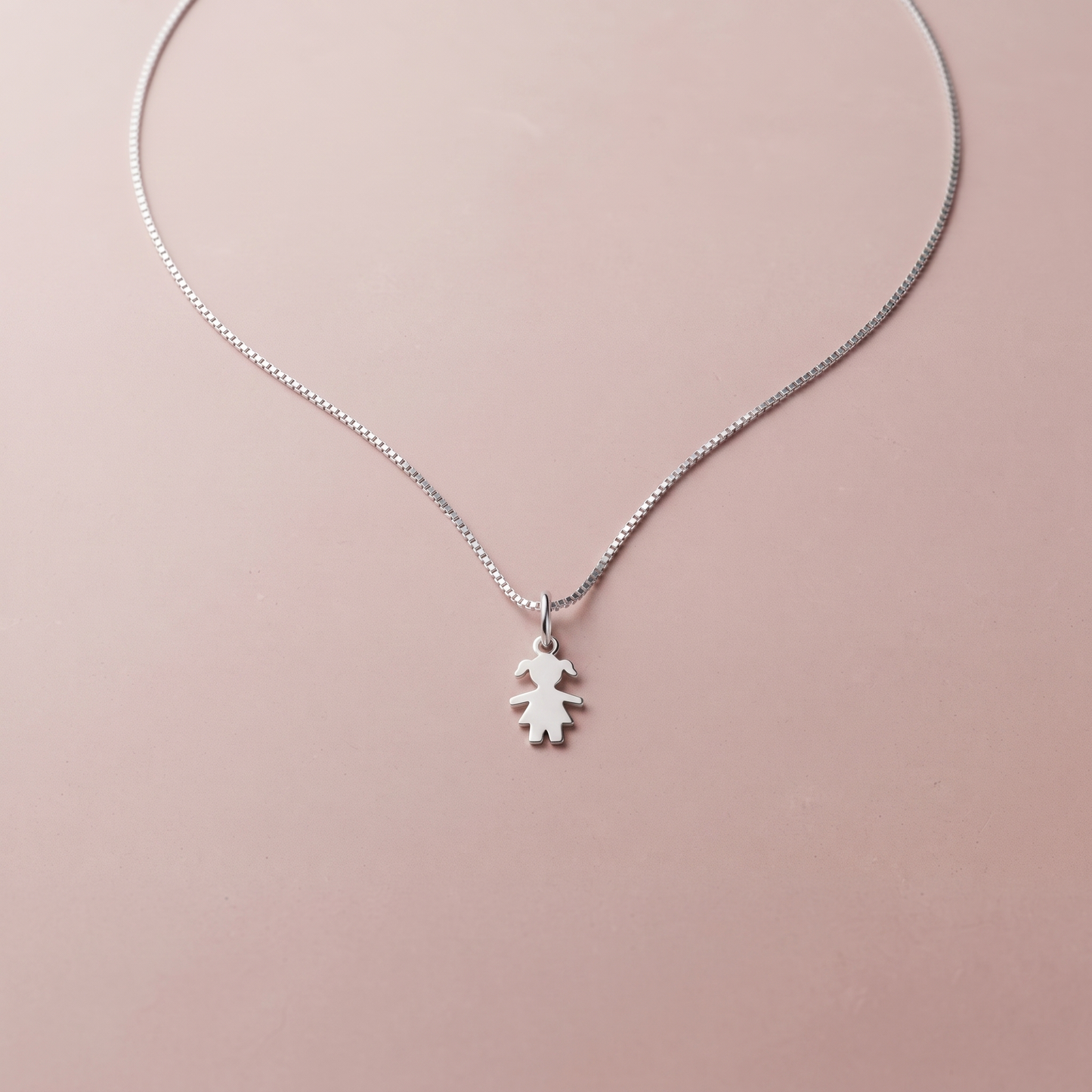 Silver Little Girl Pendant