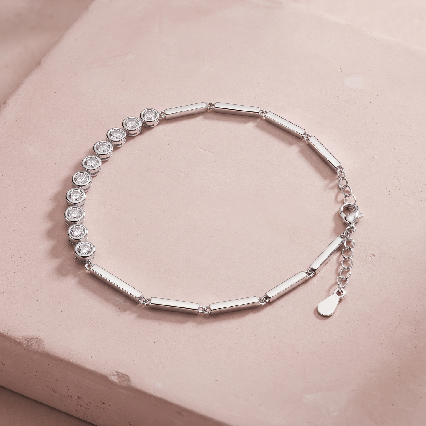 Silver Linked by Love Bracelet