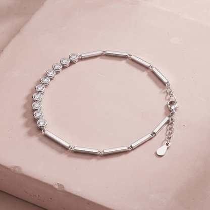Silver Linked by Love Bracelet