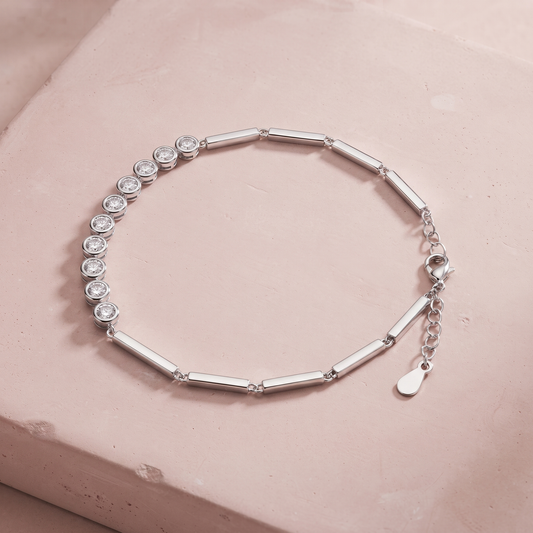 Silver Linked by Love Bracelet
