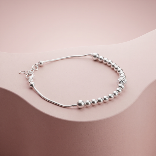Silver Modern Luxe Bracelet