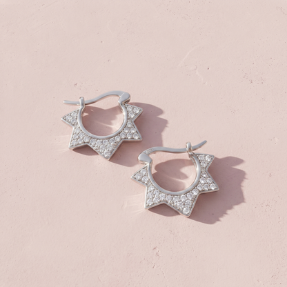 Silver Nova Hoops