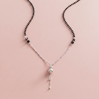 Silver Evara Mangalsutra