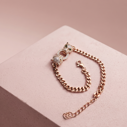 Rose gold Panther Bracelet
