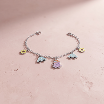 Silver Ocean Drive Baby Bracelet