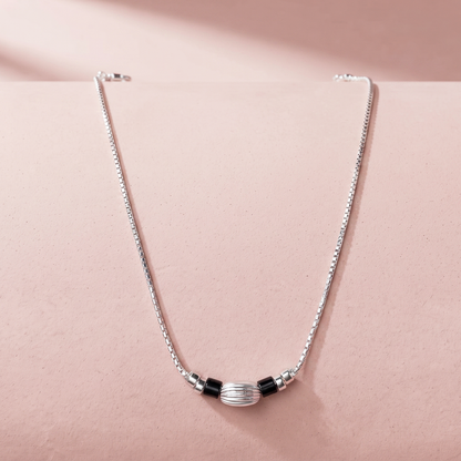 Silver Horizon Beaded Mangalsutra