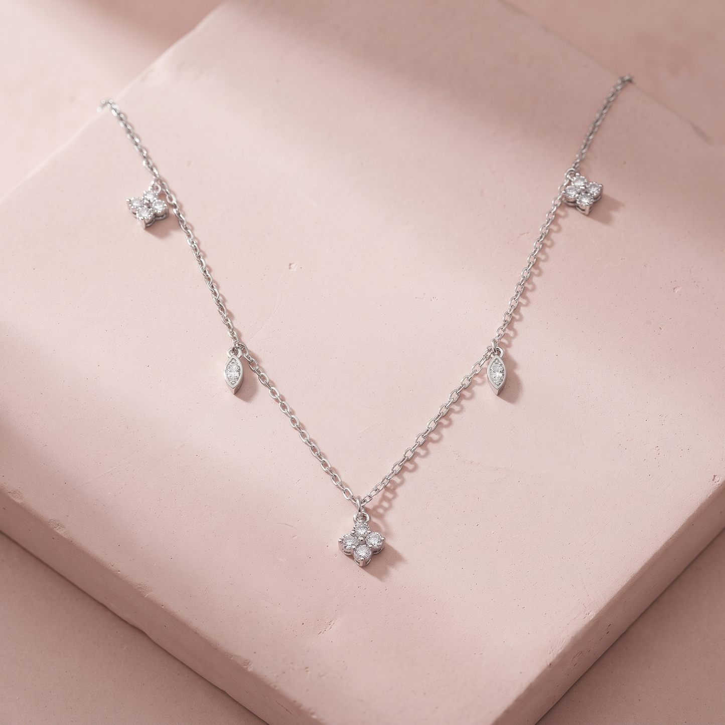Silver Botanical Pendant