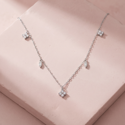 Silver Botanical Pendant