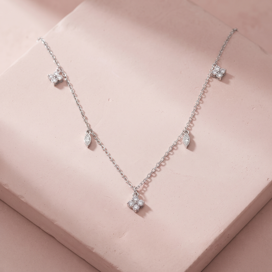 Silver Botanical Pendant