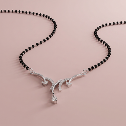Silver Branch Mangalsutra