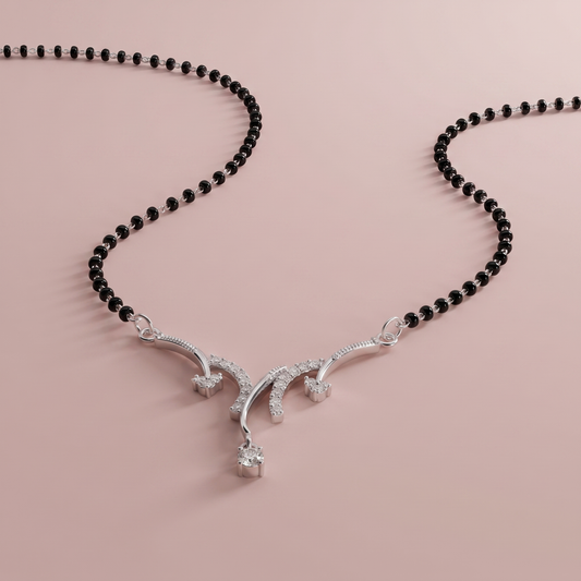 Silver Branch Mangalsutra
