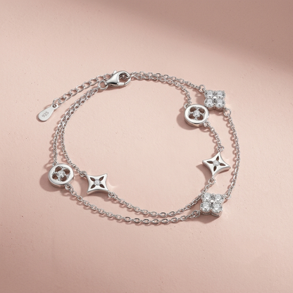 Silver Mixed Charm Bracelet